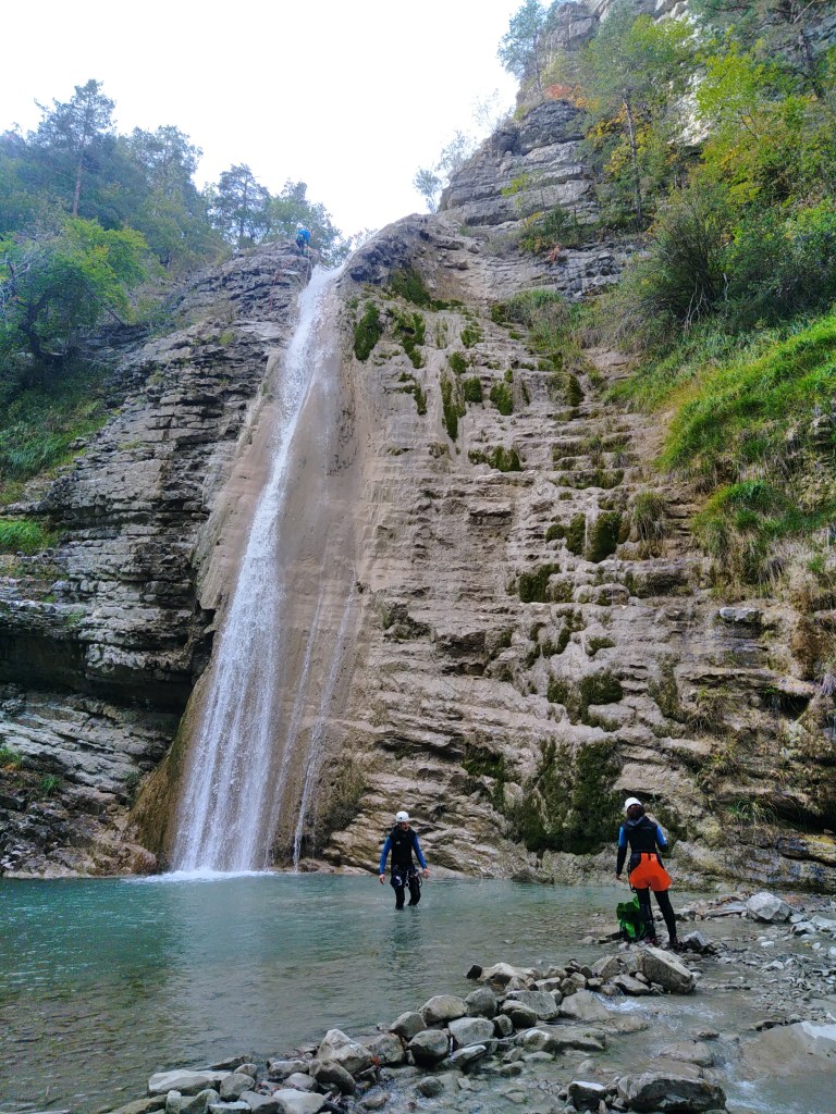 canyoning chalvagne entrevaux cascade guide