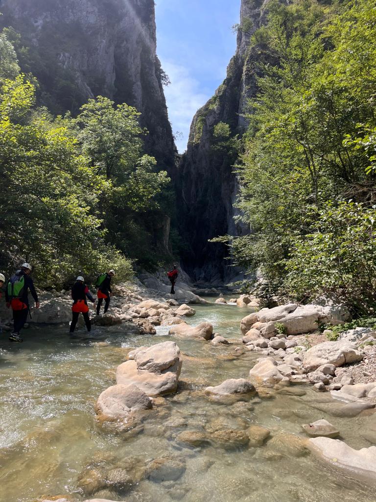 entré de la gorge, c'est parti pour une belle journée