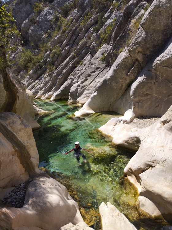 canyoning esteron nice