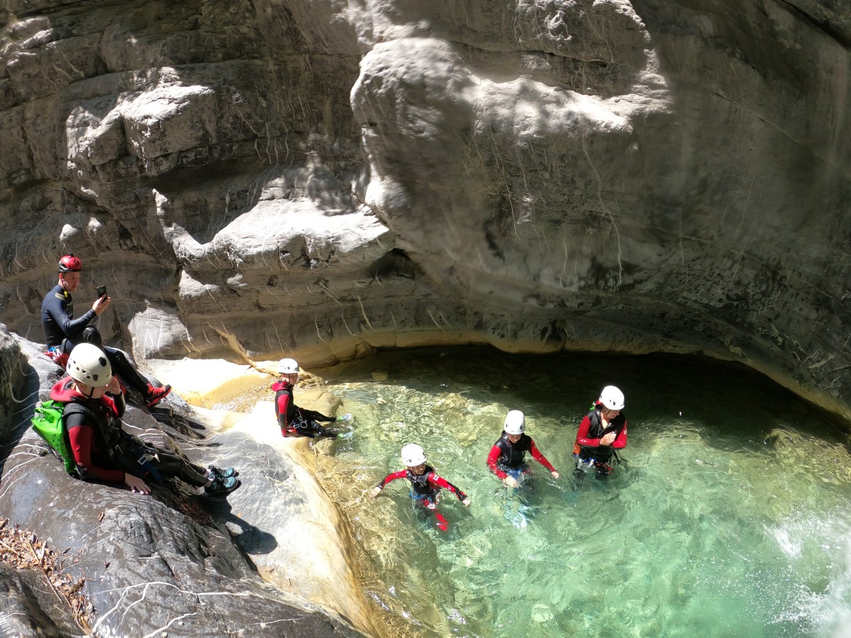 Canyoning avec les enfants bonne ou mauvaise&nbsp;idée?
